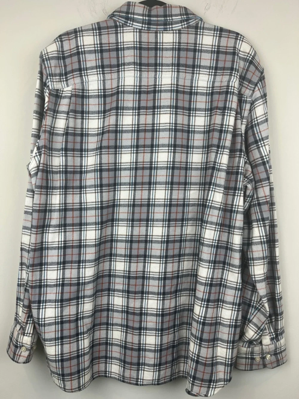 The North Face Arroyo Flannel Plaid Button-Down Shirt Blue Gray Men's Size  XL